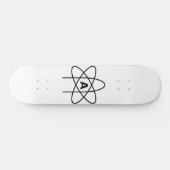 Symbool van het atheïsme (Atom Emblem) Skateboard (Horizontaal)