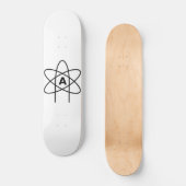 Symbool van het atheïsme (Atom Emblem) Skateboard (Voorkant)