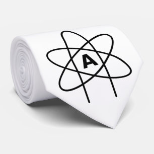 Symbool van het atheïsme (Atom Emblem) Stropdas
