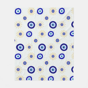 Symbool van het Boze Oog Fleece Deken