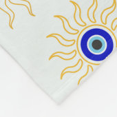 Symbool van het Boze Oog Fleece Deken (Hoek)