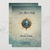 Symbool van het Egyptische alziende oog, Kaart (Voorkant / Achterkant)