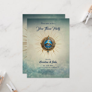 Symbool van het Egyptische alziende oog, Kaart