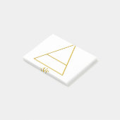 Symbool van het gevalde pagan-luchtelement post-it® notes (Schuin)