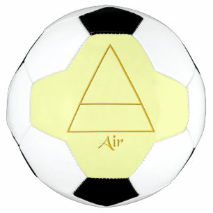 Symbool van het gevalde pagan-luchtelement voetbal