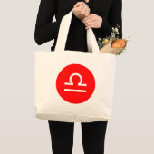 Symbool van het Weegblad Grote Tote Bag (Voorkant (product))