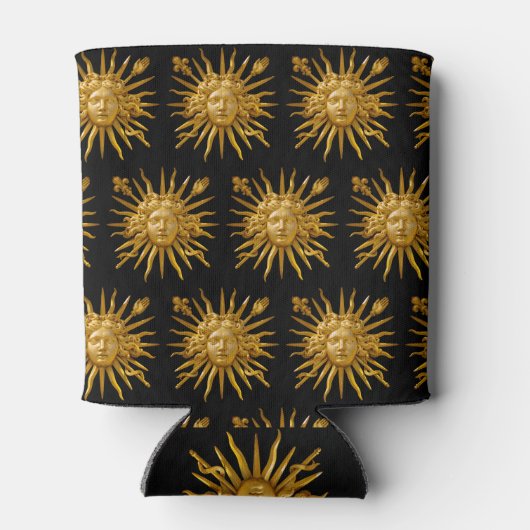 Symbool van Lodewijk XIV de Zonnekoning Blikjeskoeler (Achterkant)