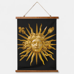 Symbool van Lodewijk XIV de Zonnekoning Hangend Wandkleed