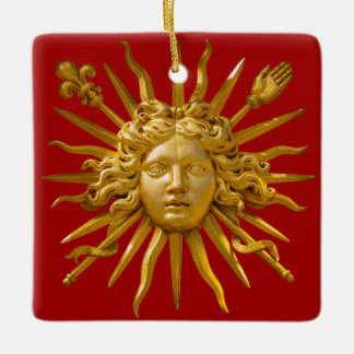 Symbool van Lodewijk XIV de Zonnekoning Keramisch Ornament