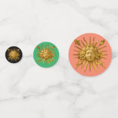 Symbool van Louis XIV de Sun King Confetti (Achterkanten)