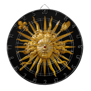 Symbool van Louis XIV de Sun King Dartbord