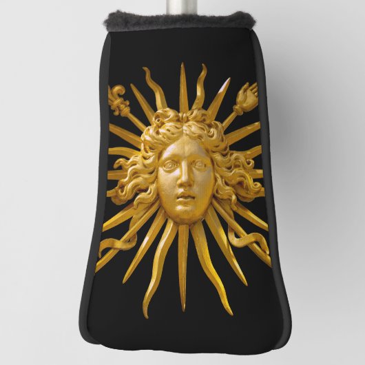 Symbool van Louis XIV de Sun King Golfheadcover (Draai 90)