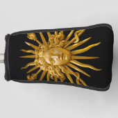 Symbool van Louis XIV de Sun King Golfheadcover (Voorkant)