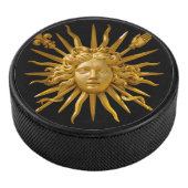 Symbool van Louis XIV de Sun King Hockey Puck (3/4)