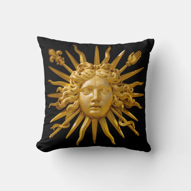 Symbool van Louis XIV de Sun King Kussen (Voorkant)