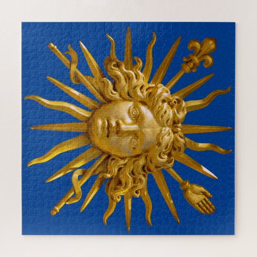 Symbool van Louis XIV de Sun King Legpuzzel (Horizontaal)