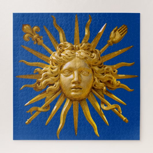 Symbool van Louis XIV de Sun King Legpuzzel (Verticaal)