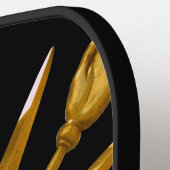 Symbool van Louis XIV de Sun King Pickleball Paddle (Links Detail)