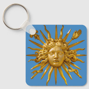 Symbool van Louis XIV de Sun King Sleutelhanger