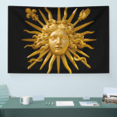 Symbool van Louis XIV de Sun King Spandoek (Beurs)