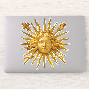 Symbool van Louis XIV de Sun King Sticker