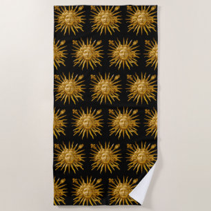 Symbool van Louis XIV de Sun King Strandlaken