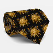 Symbool van Louis XIV de Sun King Stropdas (Opgerold)