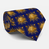 Symbool van Louis XIV de Sun King Stropdas (Opgerold)