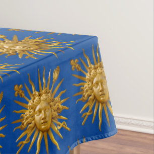 Symbool van Louis XIV de Sun King Tafelkleed
