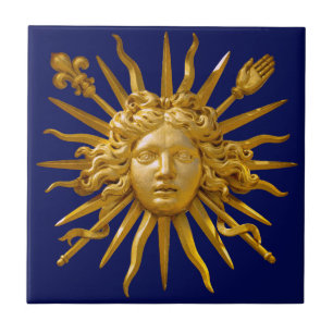 Symbool van Louis XIV de Sun King Tegeltje