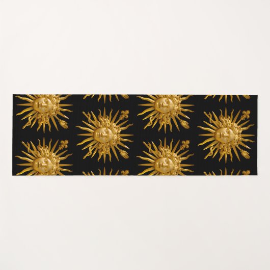 Symbool van Louis XIV de Sun King Yogamat (Voorkant (horizontaal))