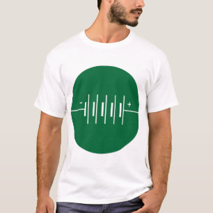 Symbool van omcirkelde batterijen t-shirt