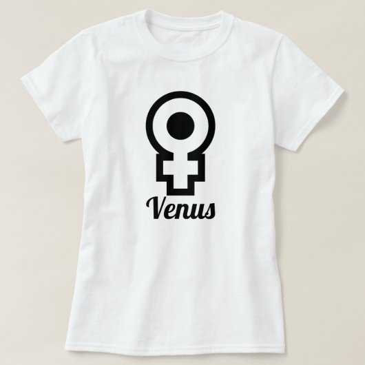 Symbool van Venus T-shirt (Design voorkant)
