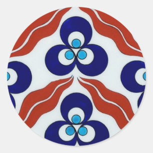 Symbool van vermogen/chin-teh-ma-nee ronde sticker