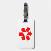 Symbool verwijderen bagagelabel (Achterkant verticaal)