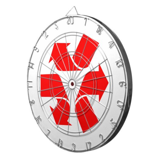 Symbool verwijderen dartbord (Voorkant Rechts)