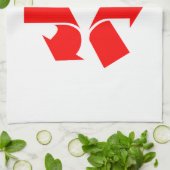 Symbool verwijderen theedoek (Gevouwen)