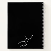 Symbool Virgo Constellation & Zodiac Notitieboek (Achterkant)