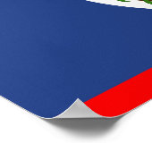 Symbool vlaggenland Belize Poster (Hoek)