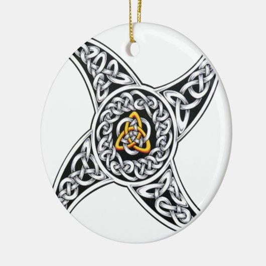 symbool voor celtische krijgers keramisch ornament (Links)