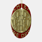 Symbool voor de brandweer keramisch ornament (Rechts)
