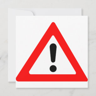 Symbool voor driehoek van aandacht kaart