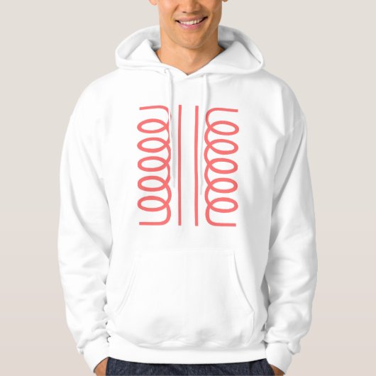 Symbool voor elektrische transformator hoodie (Voorkant)