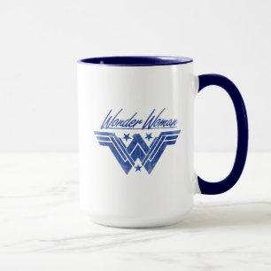 Symbool voor gestapelde sterren in Wonder Woman Mok