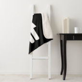 Symbool voor hairdresser sherpa deken (In situ)