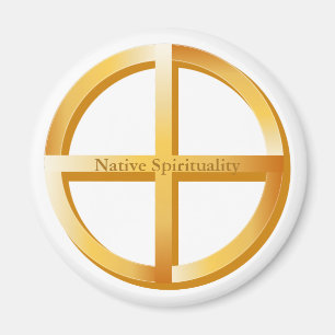 Symbool voor inheemse spiritualiteit magneet