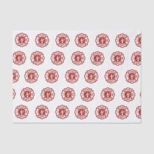 Symbool voor klassieke brandweerstand tissuepapier