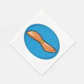 Symbool voor koppelteken servet (Hoek)