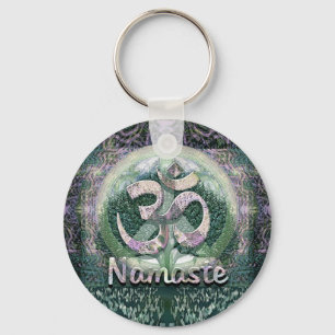 Symbool voor Namaste Vrede Sleutelhanger