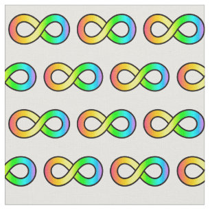 Symbool voor neurodiversiteit stof